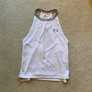 Under Armour White Heat Gear Tank Top Youth S